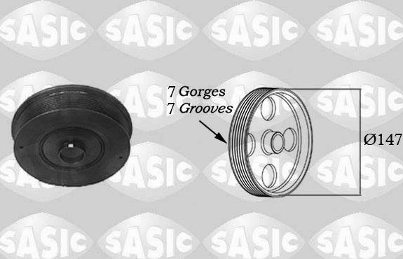Шкив коленвала Sasic. Артикул 2154005