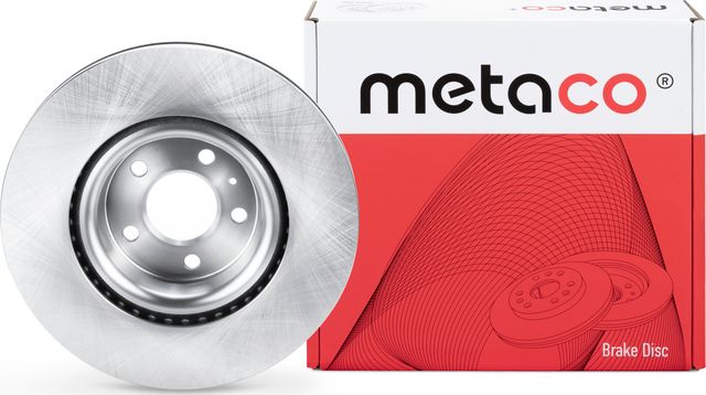 Диск тормозной передний вентилируемый (Metaco). Артикул 3050489