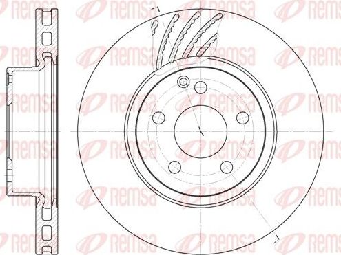 Тормозной диск Remsa. Артикул 6677.10