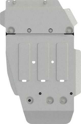 Защита алюминиевая Шериф (4 мм) для КПП Jeep Wrangler JL 2018-2026. Артикул 04.3990