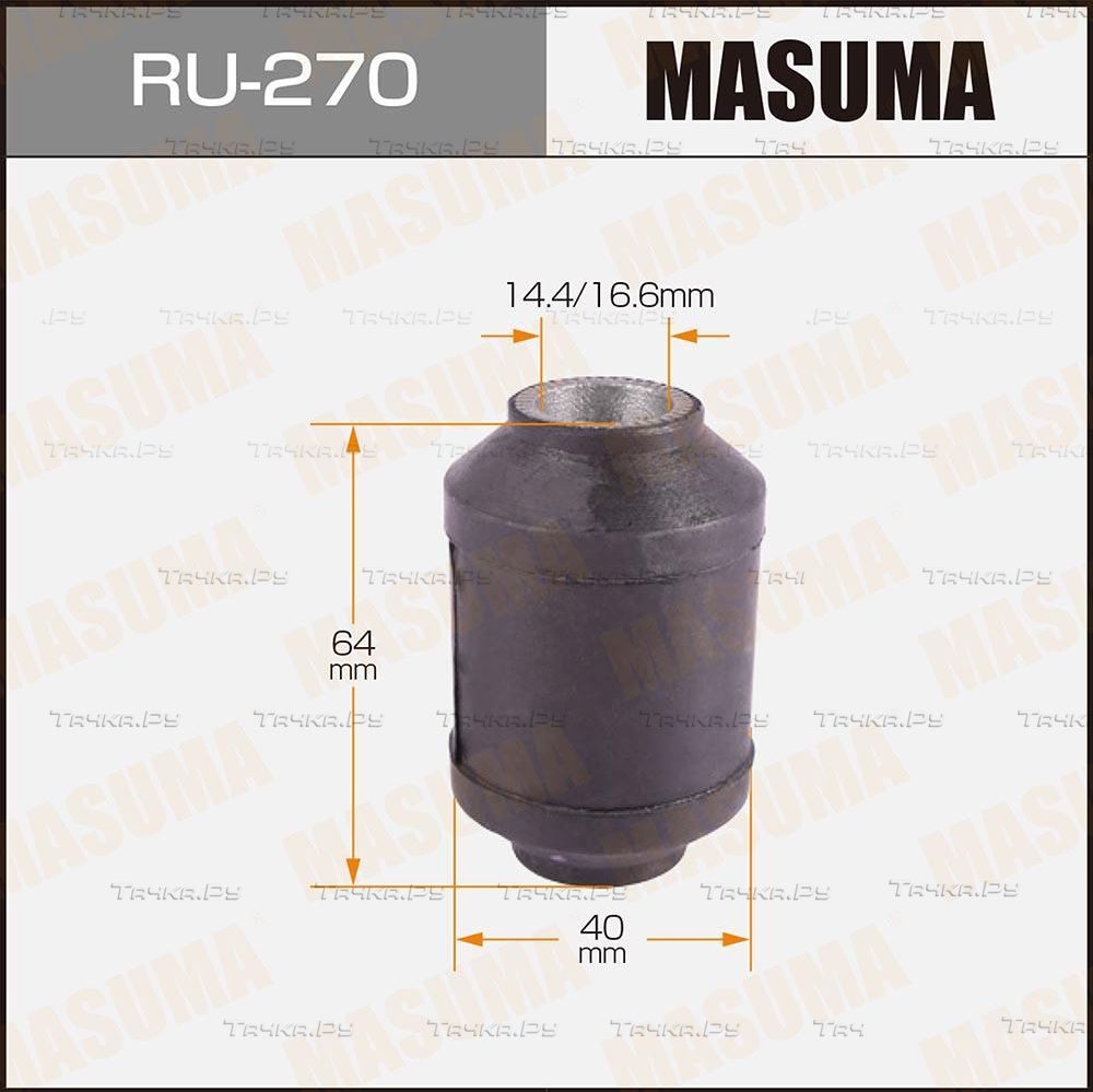 Сайлентблок переднего рычага подвески Masuma правый/левый нижний для Mitsubishi Pajero II 1990-2000. Артикул RU-270