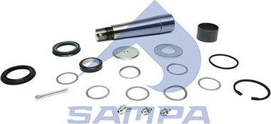 Ремкомплект шкворня поворотного кулака  Sampa для Volvo  FL6 1985-2000. Артикул 030.737