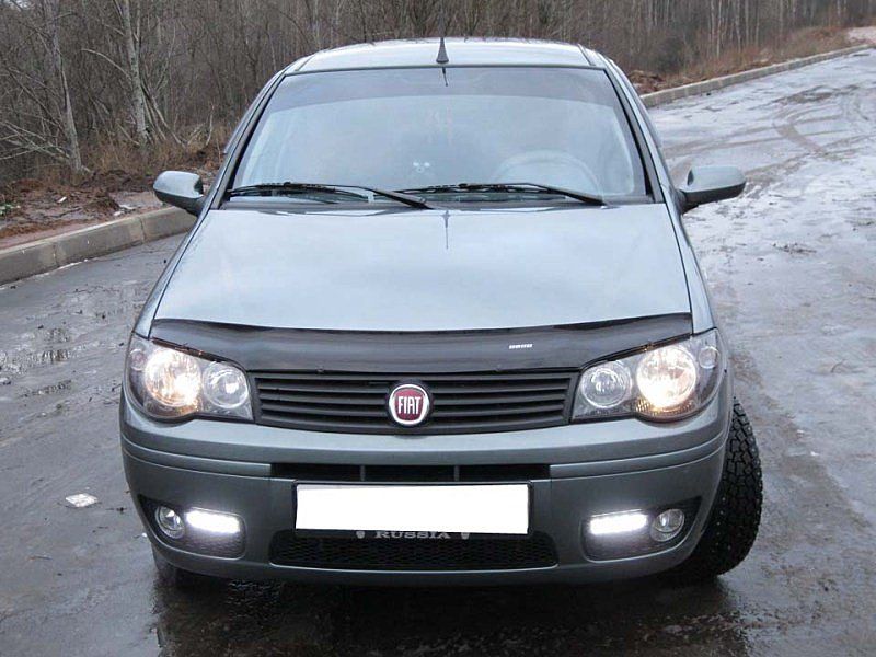 Дефлектор VT52 для капота Fiat Albea 2007-2012. Артикул FT01VT