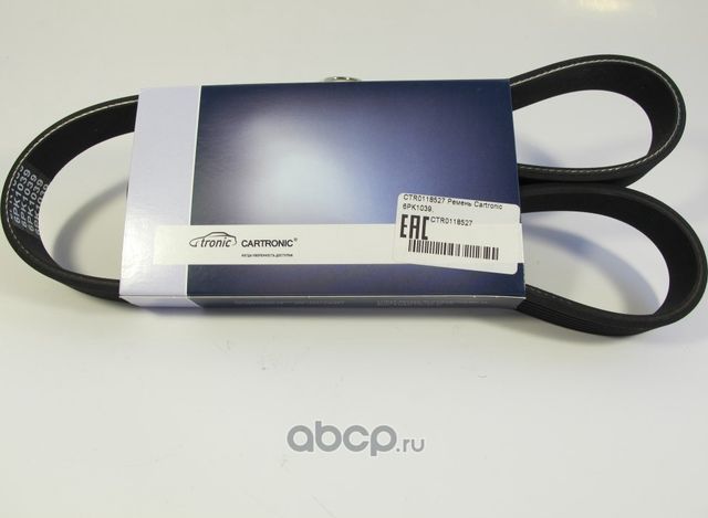 Ремень Cartronic 6PK1039, CRTR0118527 Cartronic. Артикул CRTR0118527