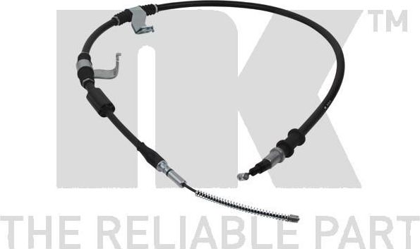 Трос ручника (тросик ручного тормоза) NK. Артикул 905019