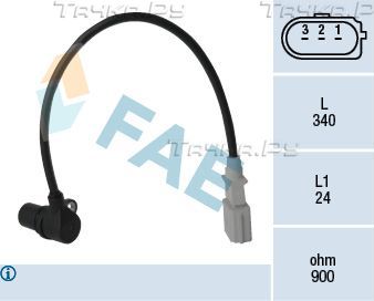 Датчик положения коленвала FAE для Audi A6 III (C6) 2004-2011. Артикул 79198