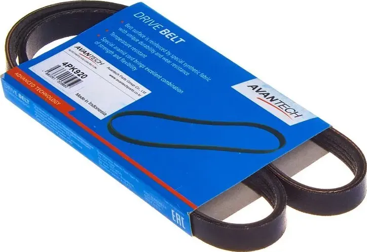 Ремень поликлиновой (Avantech). Артикул 4PK920