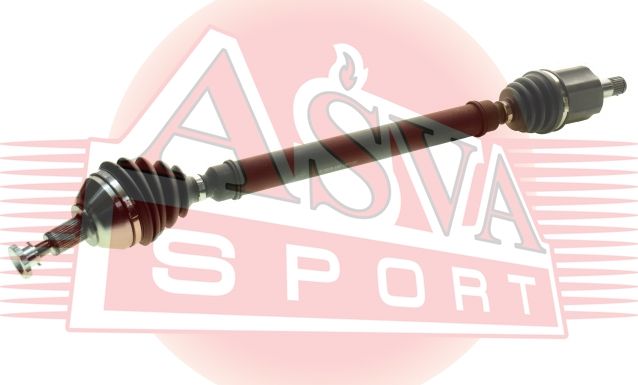 Полуось (привод в сборе, приводной вал) Asva. Артикул VWDR-6RF