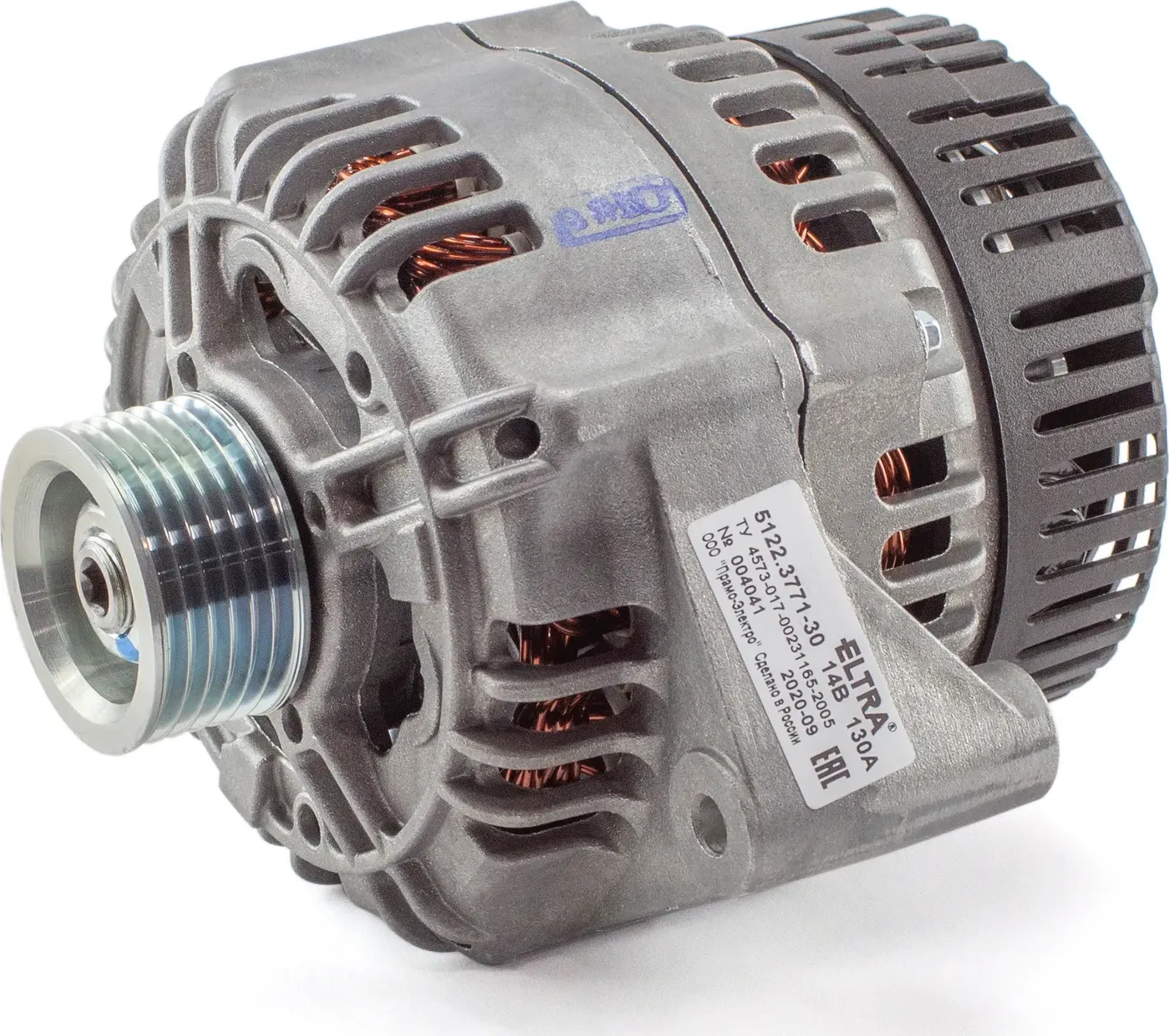 ГЕНЕРАТОР УАЗ-ПАТРИОТ 409.10 (С КОНД) ГАЗ ДВ.405.22,406.10, ЕВРО-3 (14В,120А) (П (Eltra) Eltra. Артикул 5122377130