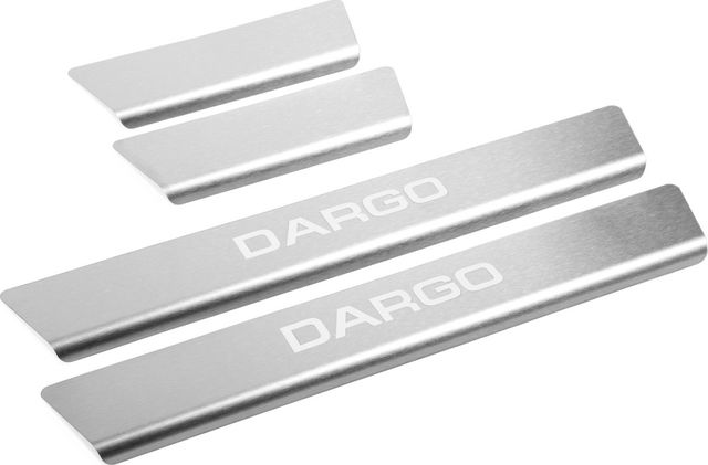 Накладки на пороги Rival для Haval Dargo 2022-2026. Артикул NP.9404.3