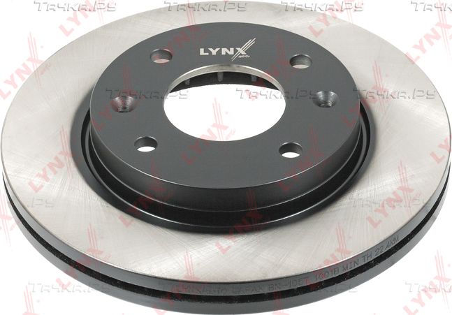 Тормозной диск LYNXauto передний для Hyundai Matrix I 2001-2010. Артикул BN-1057