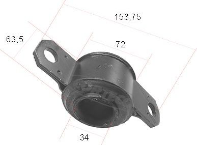 Сайлентблок переднего рычага подвески Corteco. Артикул 80001549