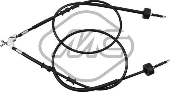 Трос ручника (тросик ручного тормоза) Metalcaucho задний для Chevrolet Corsa 2000-2002. Артикул 80139