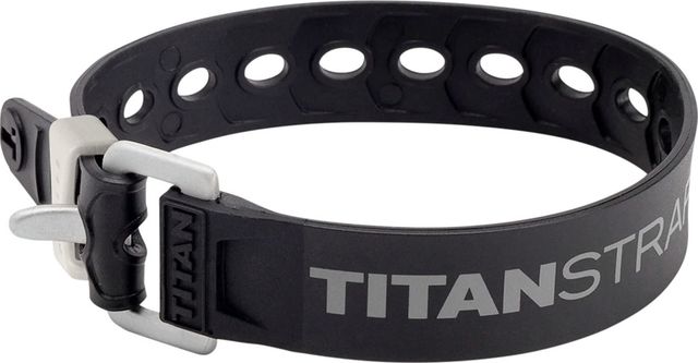 Ремень крепёжный TitanStraps Super Straps L = 36 см (Dmax = 9,5 см, Dmin = 3,2 см) Черный. Артикул TS-0914-BLK