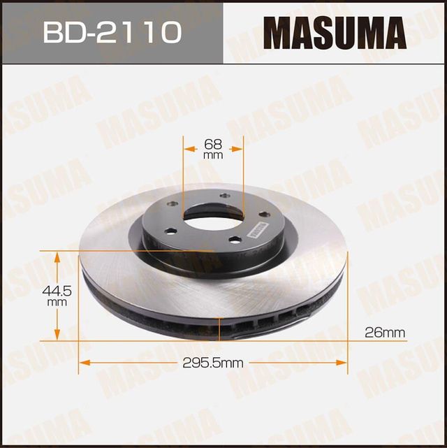 Тормозной диск Masuma. Артикул BD-2110