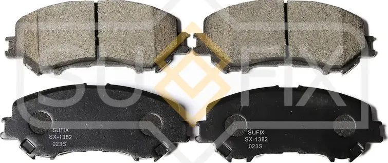 Колодки тормозные дисковые передние правые/левые NISSAN QASHQAI II (J11, J11) 20 (Sufix). Артикул SX1382