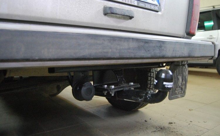 Фаркоп Tavials (Лидер-Плюс) (разборной, со съемным шаром) для ВАЗ 2121 Нива, Urban 1977-2026. Артикул T-VAZ-43A