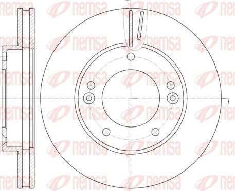 Тормозной диск Remsa. Артикул 6992.10