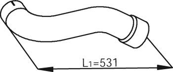 Глушитель Dinex для Mercedes-Benz Axor 2002-2004. Артикул 54203