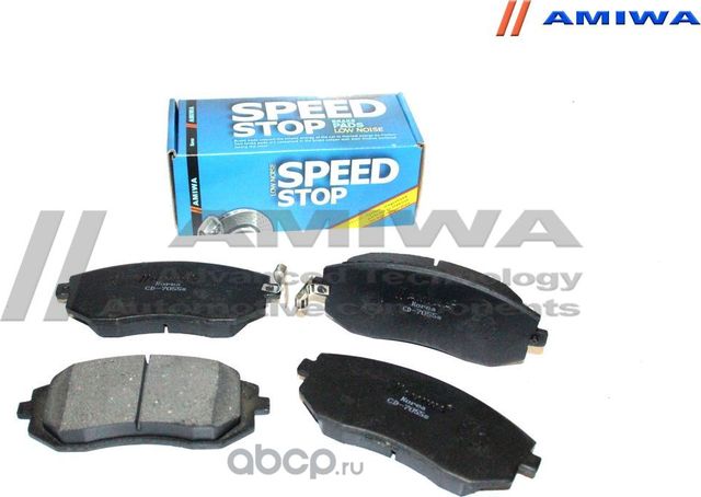 Колодки тормозные передние (Amiwa). Артикул CD7055S