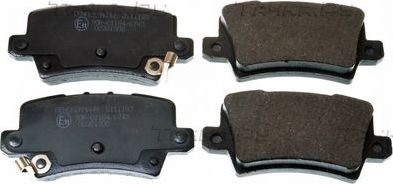 Тормозные колодки Denckermann задние для Honda Civic VIII 2006-2012. Артикул B111183