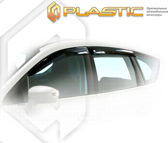 Дефлекторы СА Пластик для окон (Classic полупрозрачный) Ford Kuga 2008-2012. Артикул 2010030302812