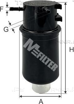 Топливный фильтр MFilter для Volkswagen Amarok I 2010-2026. Артикул DF 3589