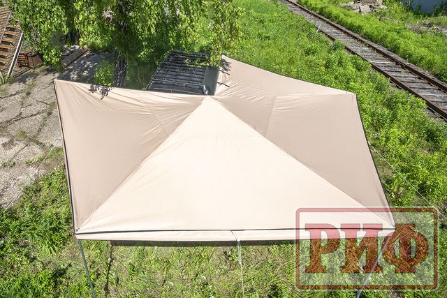 Маркиза автомобильная РИФ веерная 2.5х3,0 м (правая). Артикул RIFAVF063030602