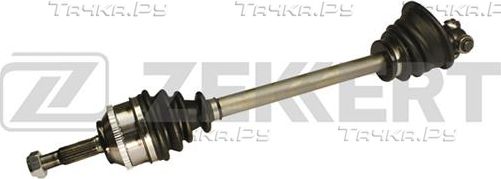 Полуось (привод в сборе, приводной вал) Zekkert передняя левая для Renault Clio II 2000-2013. Артикул AW-4602
