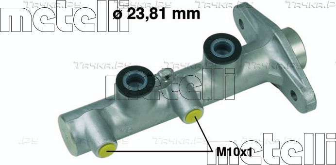 Тормозной цилиндр главный Metelli для Hyundai Matrix I 2001-2010. Артикул 05-0586