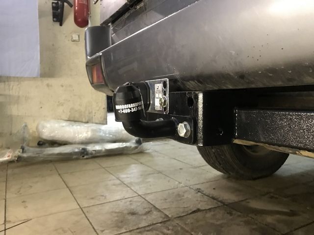 Фаркоп Лидер-Плюс для Toyota Land Cruiser Prado 90 1996-2002. Фланцевое крепление. Артикул T109-FC