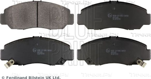 Тормозные колодки Blue Print передние для Honda Legend III 1996-2004. Артикул ADH24283