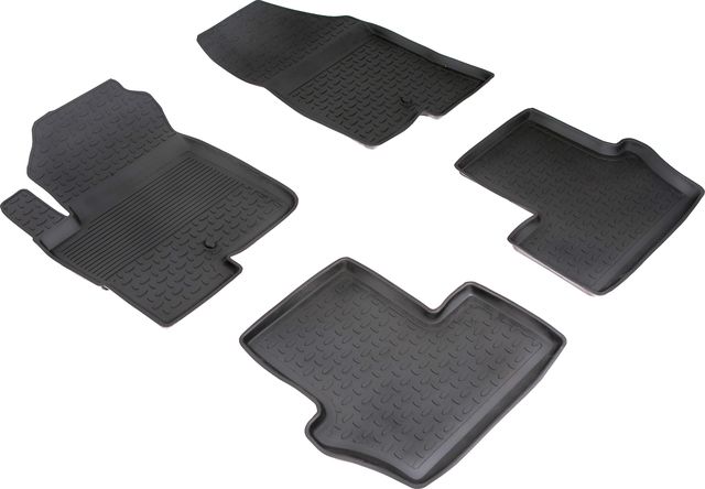 Коврики резиновые Seintex с высоким бортиком для салона Jeep Liberty (Liberty в России, Patriot в США) 2007-2013. Артикул 85329