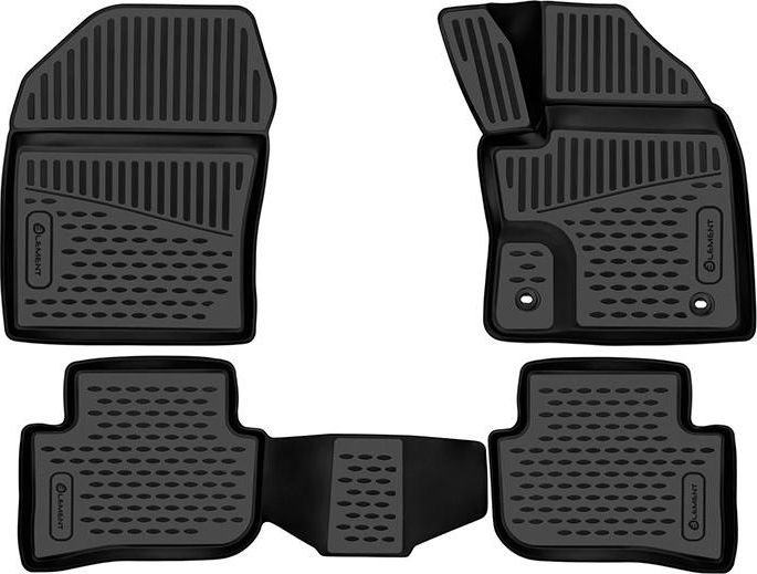 Коврики 3D Element для салона Toyota CH-R правый руль 2016-2026. Артикул ELEMENT3DAN0438210k