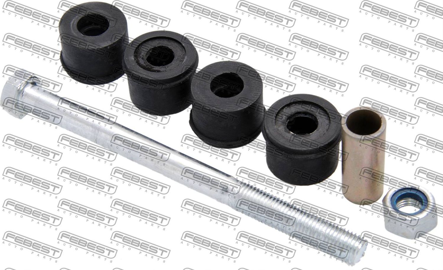 Стойка (тяга) стабилизатора Febest передняя правая/левая для Mitsubishi Mirage VI 2012-2026. Артикул 0423-DGF