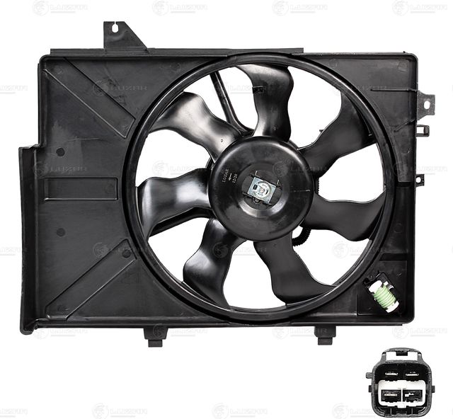 Вентилятор радиатора двигателя Luzar для Hyundai Getz I 2002-2010. Артикул LFK 0808