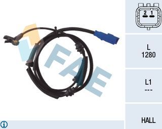 Датчик ABS FAE передний для Citroen C5 I 2001-2008. Артикул 78038