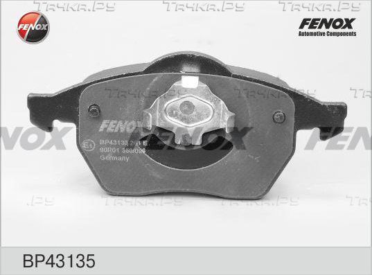 Тормозные колодки Fenox передние для Audi TT I (8N) 1998-2006. Артикул BP43135