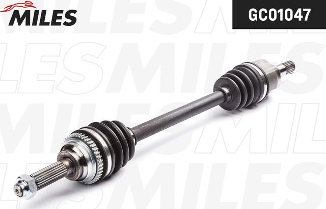 Полуось (привод в сборе, приводной вал) Miles передняя левая для Chevrolet Matiz II 2005-2013. Артикул GC01047