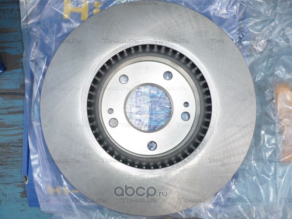 Тормозной диск Sangsin Hi-Q передний для Hyundai Sonata V (NF) 2005-2010. Артикул SD1005B