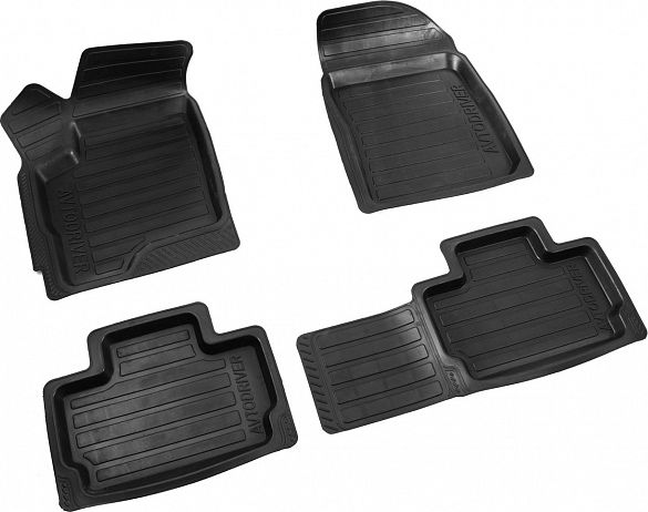Коврики резиновые Avtodriver для салона Chery Bonus A13 2011-2013. Артикул ADRAVG105
