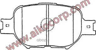 Колодки тормозные (Aiko). Артикул PF1430