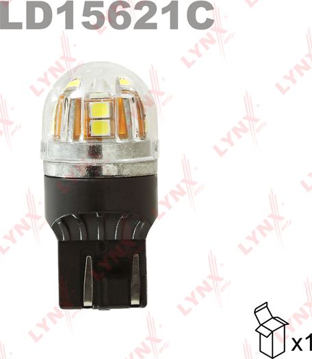 Лампа LED W21/5W 12V W3x16q 6800K Canbus (Lynxauto). Артикул LD15621C