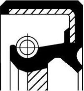 Сальник коленвала Corteco (FPM (Fluor-Kautschuk)) для Kia Mohave I 2008-2026. Артикул 49431390