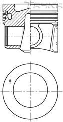 Поршень Kolbenschmidt для Volkswagen Touran III 2015-2016. Артикул 41271620