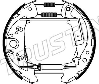 Тормозные колодки Trusting - задние для Kia Carnival I 2001-2006. Артикул 6542