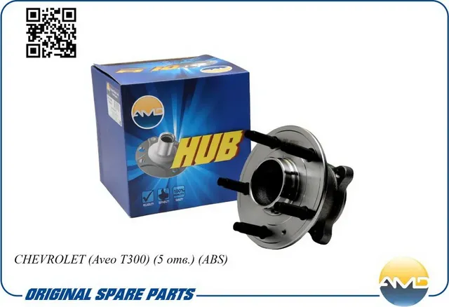 Ступица с подшипником CHEVROLET AVEO T300 11- задн. ABS (AMD) AMD. Артикул AMDHUB32