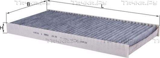 Салонный фильтр Mahle-Knecht. Артикул LAK 252