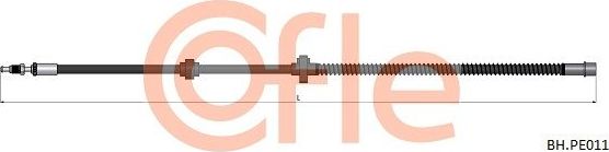 Тормозной шланг Cofle задний левый для Citroen C5 II 2008-2017. Артикул 92.BH.PE011