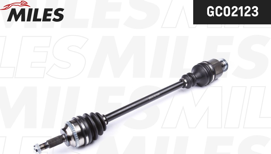 Полуось (привод в сборе, приводной вал) Miles. Артикул GC02123